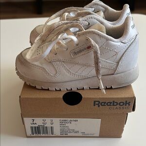 Reebok Classic Leather Toddler Sneakers - white